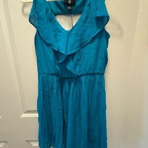 Izod Blue Backless Dress